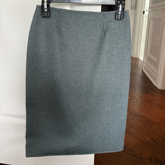 NWOT Green Wool Skirt - Picture 1 of 5